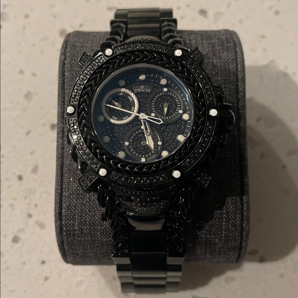 Invicta Gladiator 1.66 Carat Diamond Watch - 43.2mm, Black (41424)